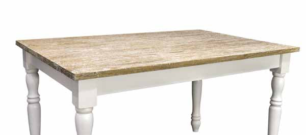 Antique Style Cottonwood Dining Table