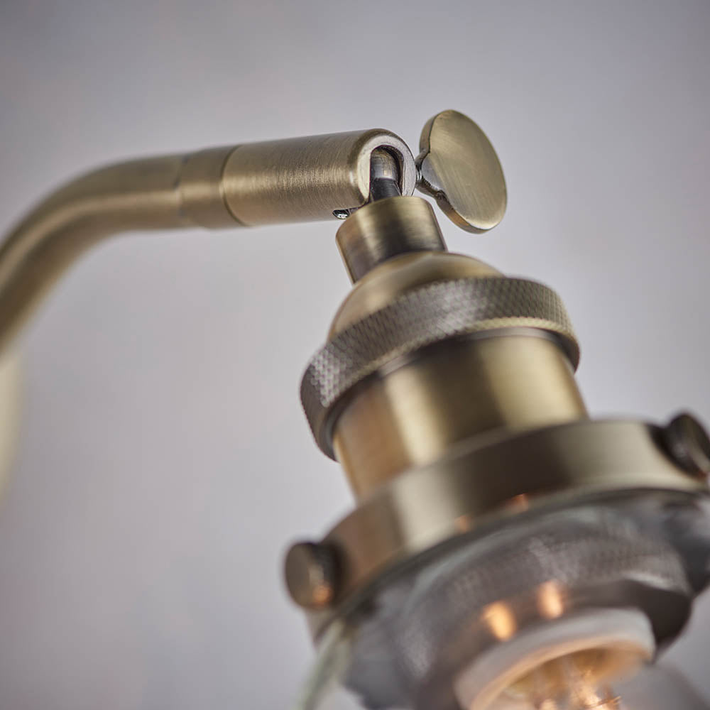 Antique Brass Retro Wall Light - 77273 - Uneeka