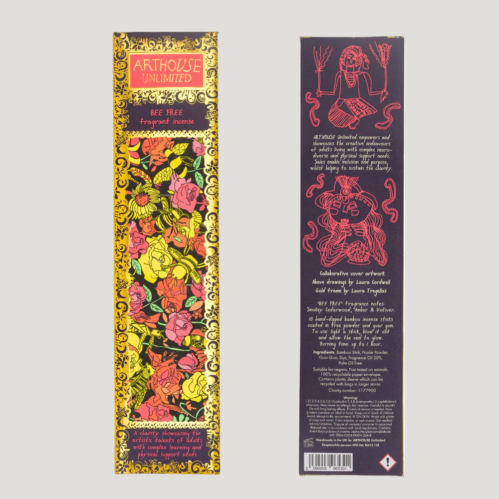Arthouse Incense Sticks Bee Free - WBINC011 - Uneeka