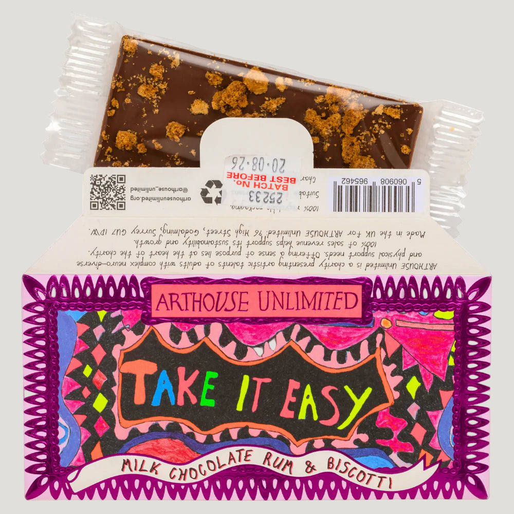 Arthouse Milk Chocolate Rum & Biscotti Mini Bar - CHOCMIN006 - Uneeka