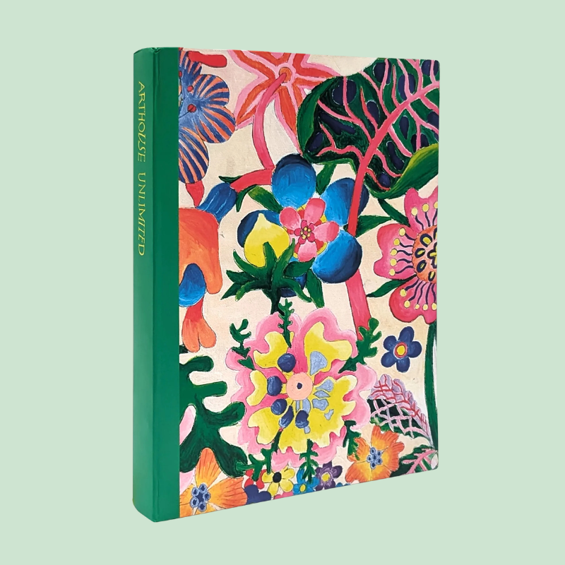 Arthouse A5 Lined Journal Floral Tropicana Side - Uneeka