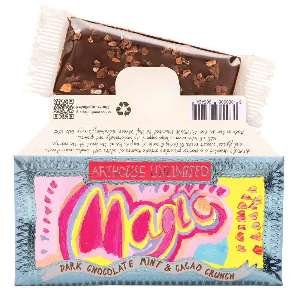 Arthouse Dark Chocolate Mint & Cacao Crunch Mini Bar - CHOCMIN002 - Uneeka