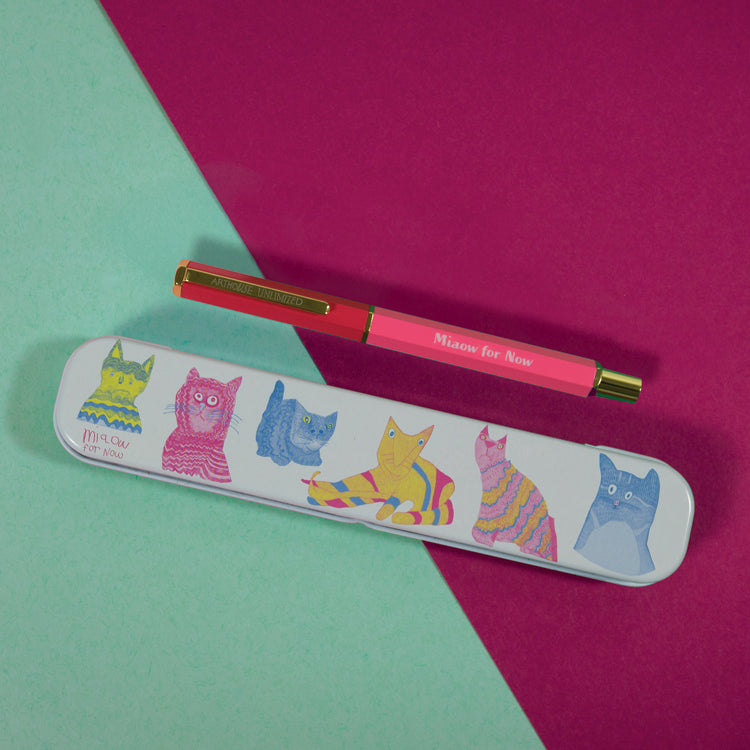 Arthouse Miaow for Now Pen in a Tin - Uneeka