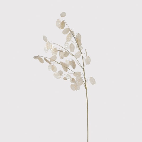 Artificial Clear Honesty Lunaria Leaf Spray - Uneeka