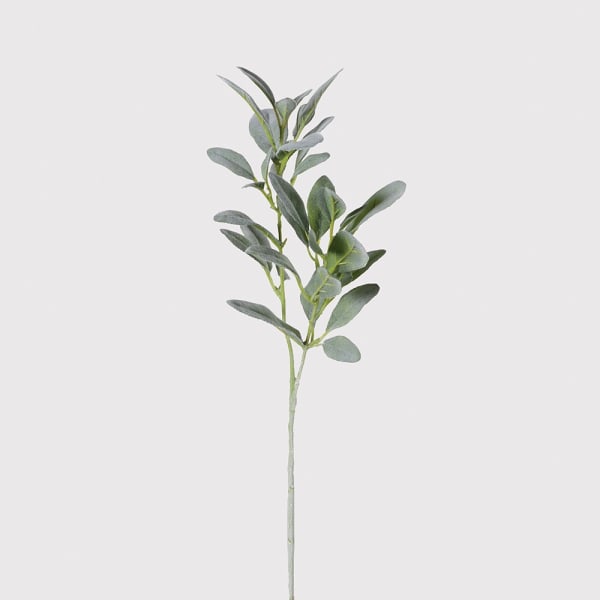 Artificial Flocked Lamb's Ear Leaf Spray - KOW1356 - Uneeka