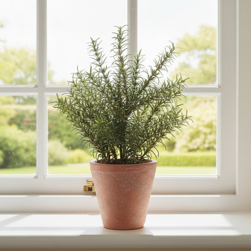 Artificial Rosemary In A Terracotta Pot - PRD3101 - Uneeka