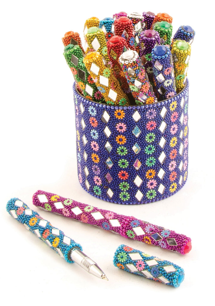 Assorted Colour Sparkly Glitter Pen - sold individually