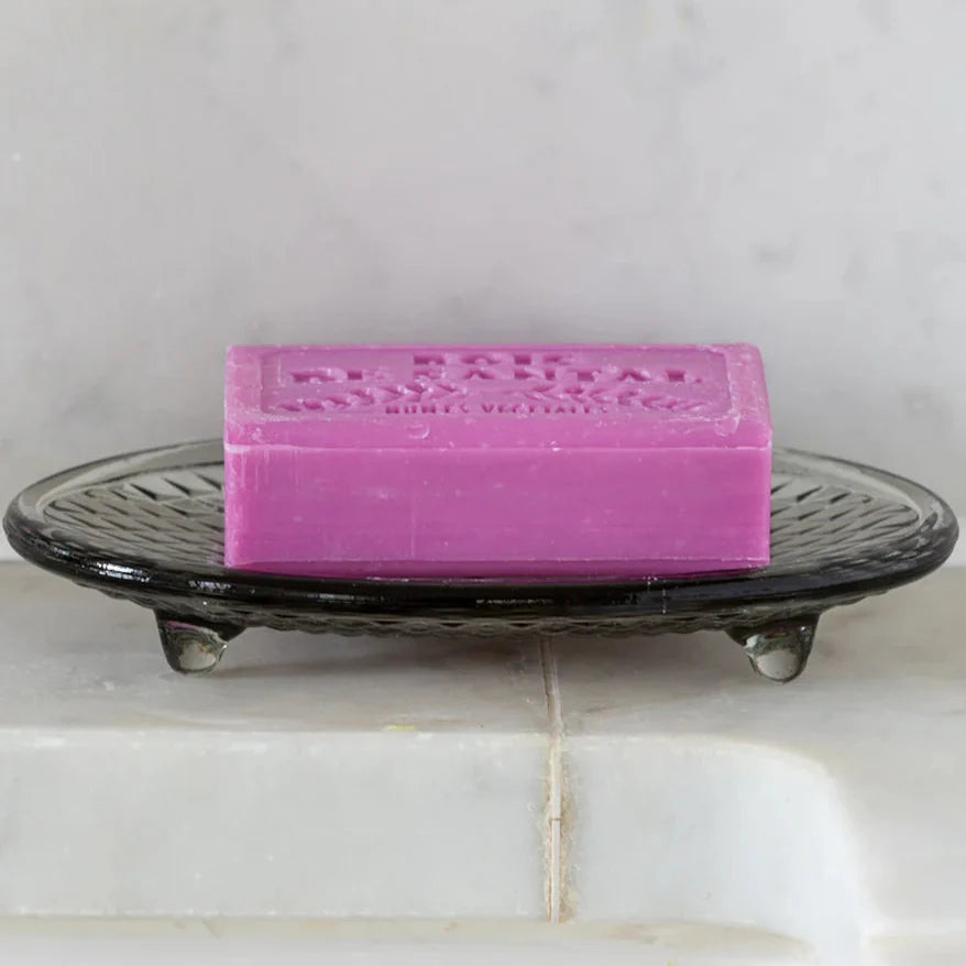 Glass Soap Dish Light Grey - B21850 - Uneeka