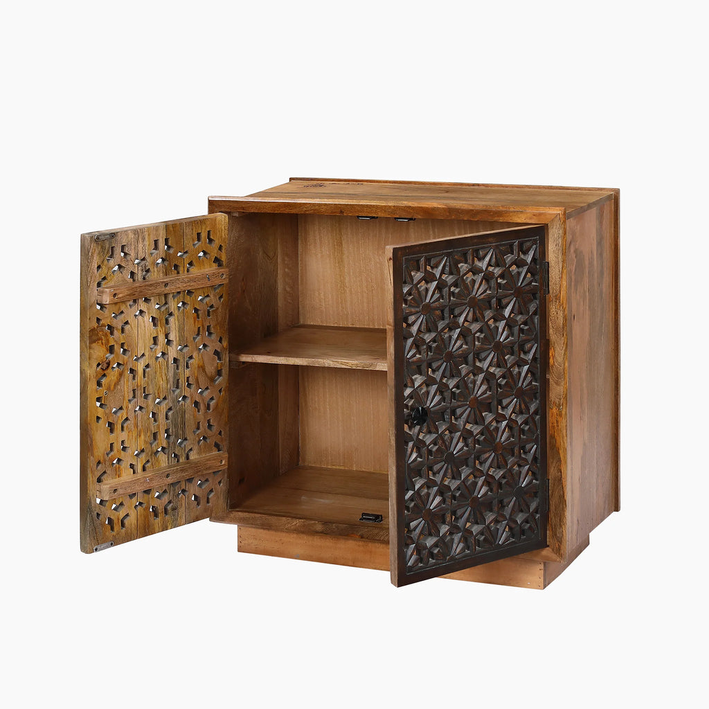 Two Door Cut Out Sideboard Cabinet - BACB00006A - Uneeka