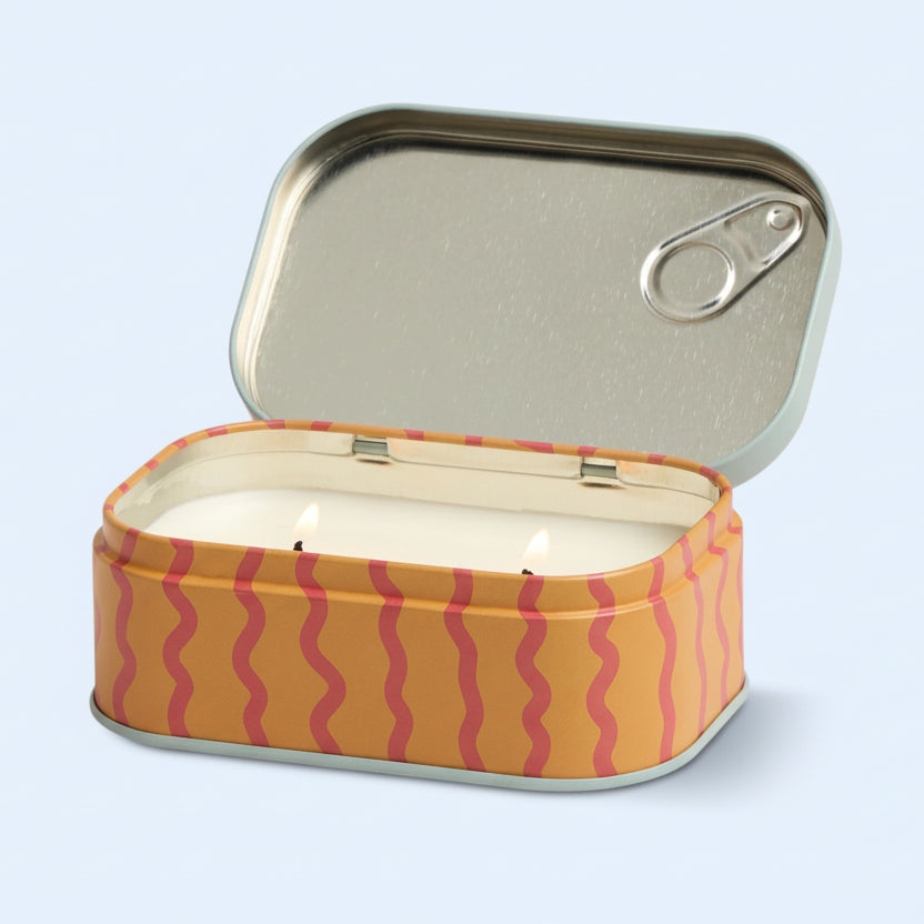 Two Wick Bistro Tin Candle Orange Citrus Spritz - BIS0411EU - Uneeka