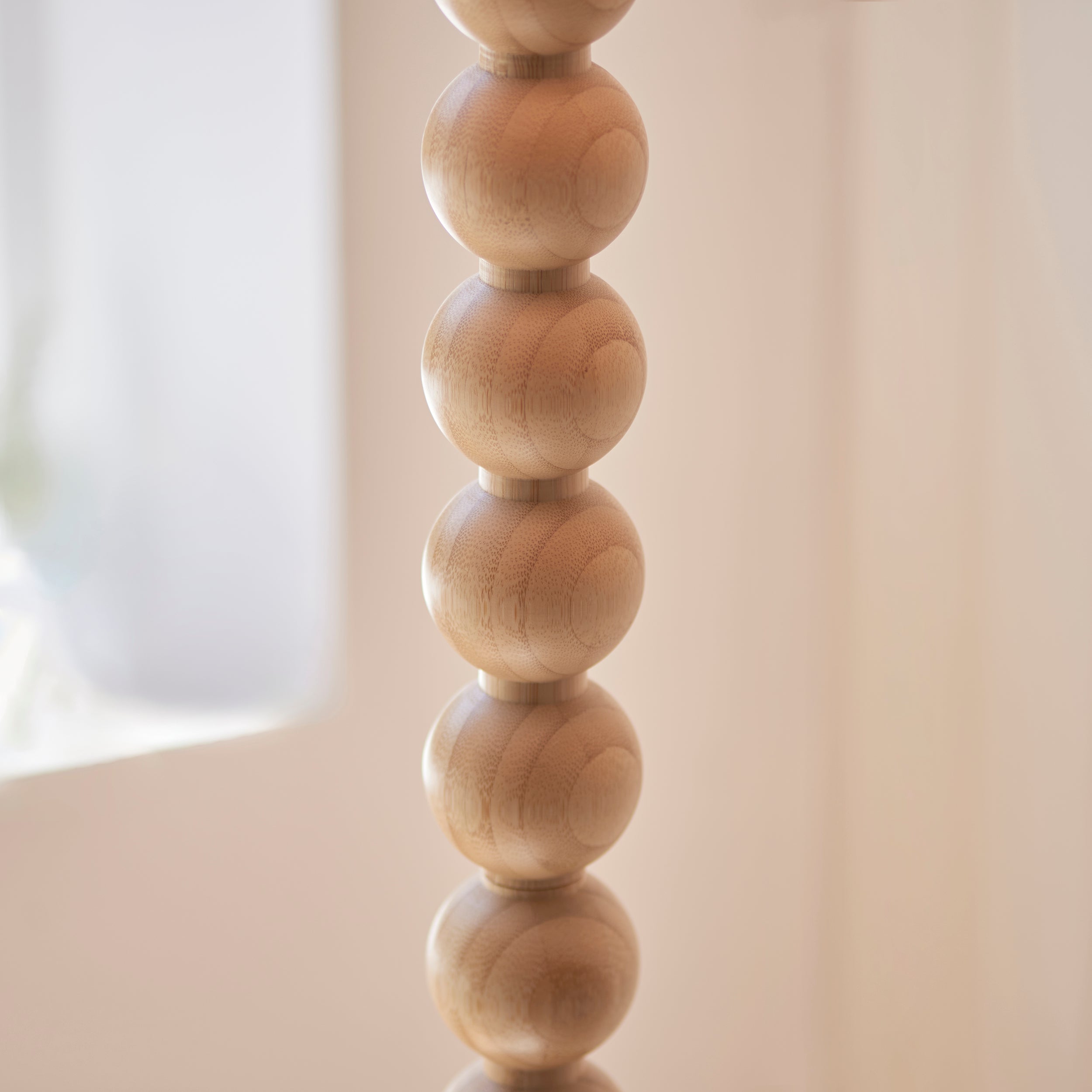 Bamboo Sphere Design Floor Lamp - 107674 - Uneeka