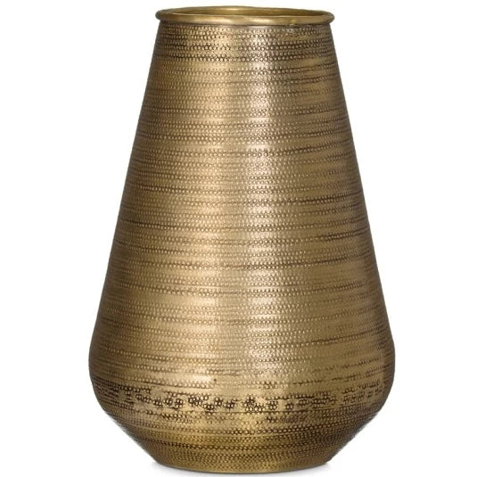 Batnan Antique Brass Wide Vase large nkuku