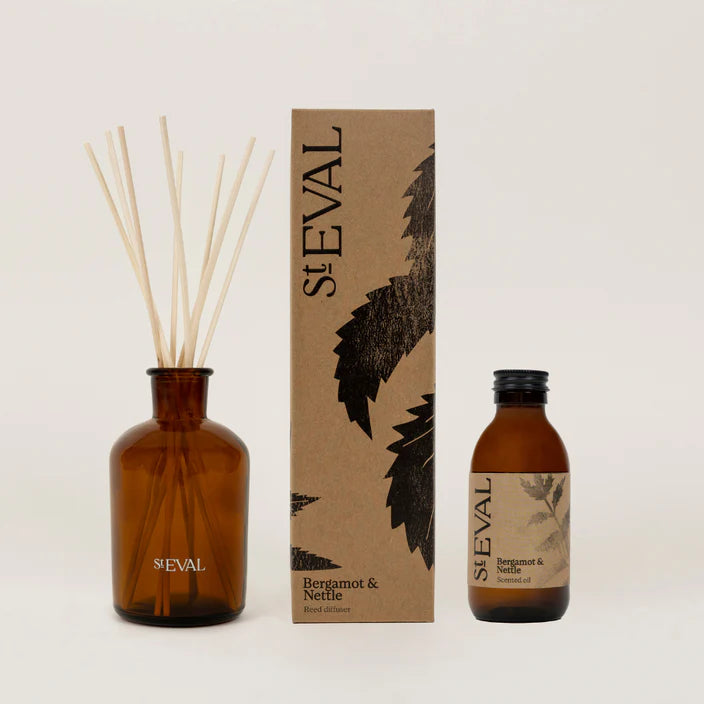 St Eval Reed Diffuser Bergamot & Nettle - F01047 - Uneeka