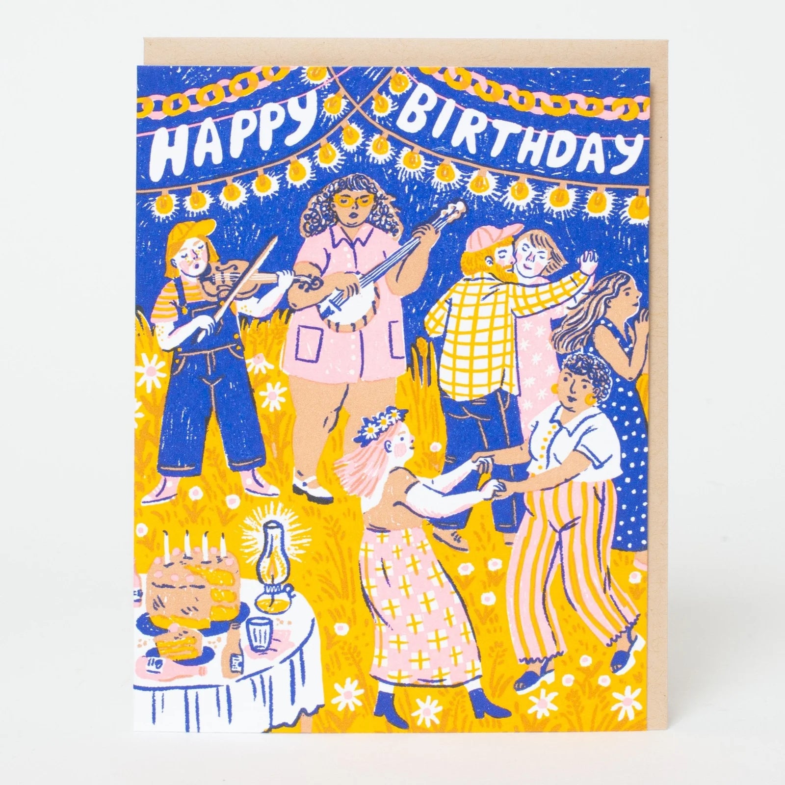 Birthday Barn Dance Greetings Card - Uneeka