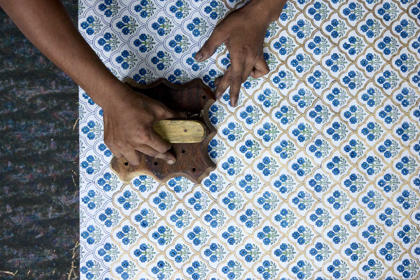 Block Printing on Recycled Cotton Paper