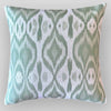 Blurred Green Patterned Cushion - Uneeka Home