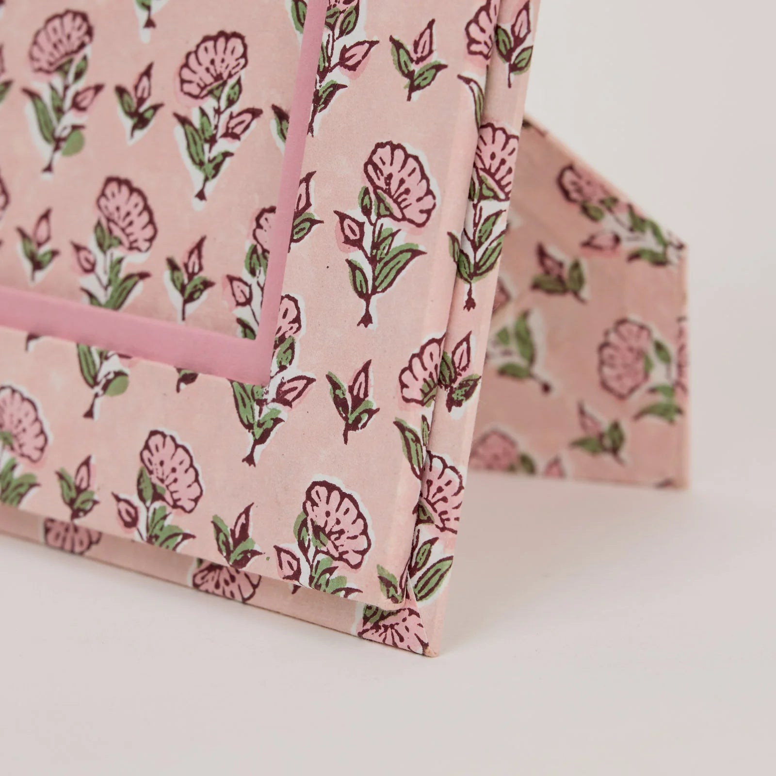 Blush Ditsy Floral Block Print Photo Frame - PICBP02 - Uneeka