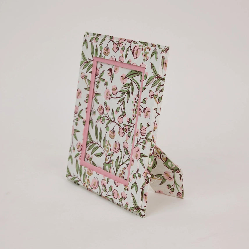 Blush Songbird Block Print Photo Frame - PICBP01 - Uneeka
