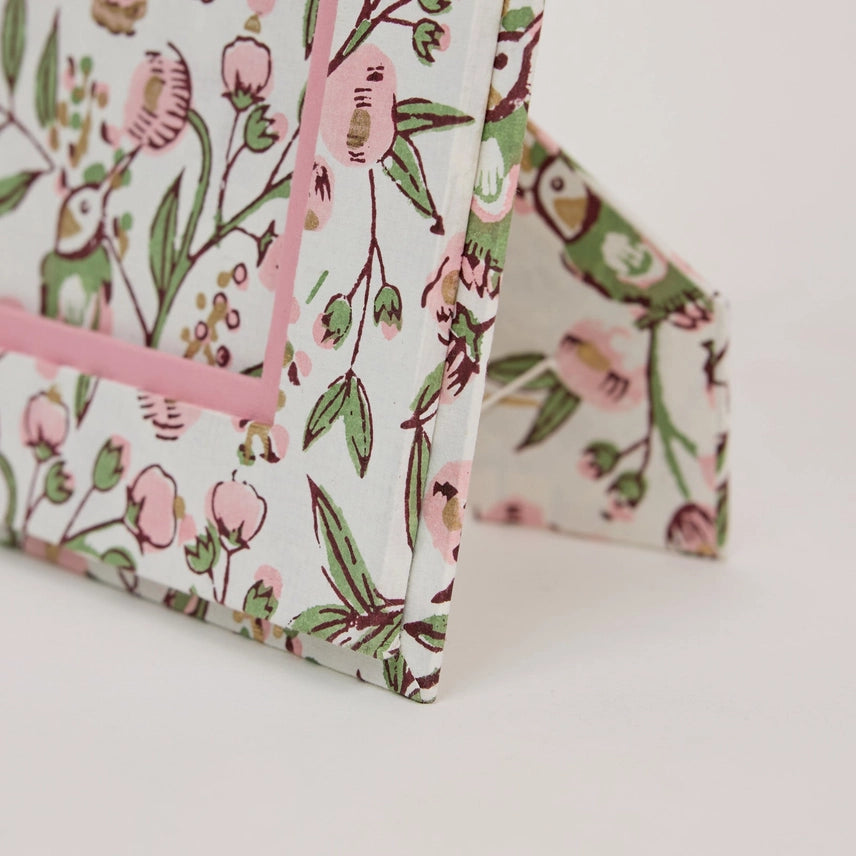 Blush Songbird Block Print Photo Frame - PICBP01 - Uneeka