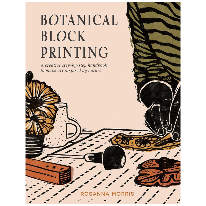 Botanical Block Printing Book - B071788 - Uneeka
