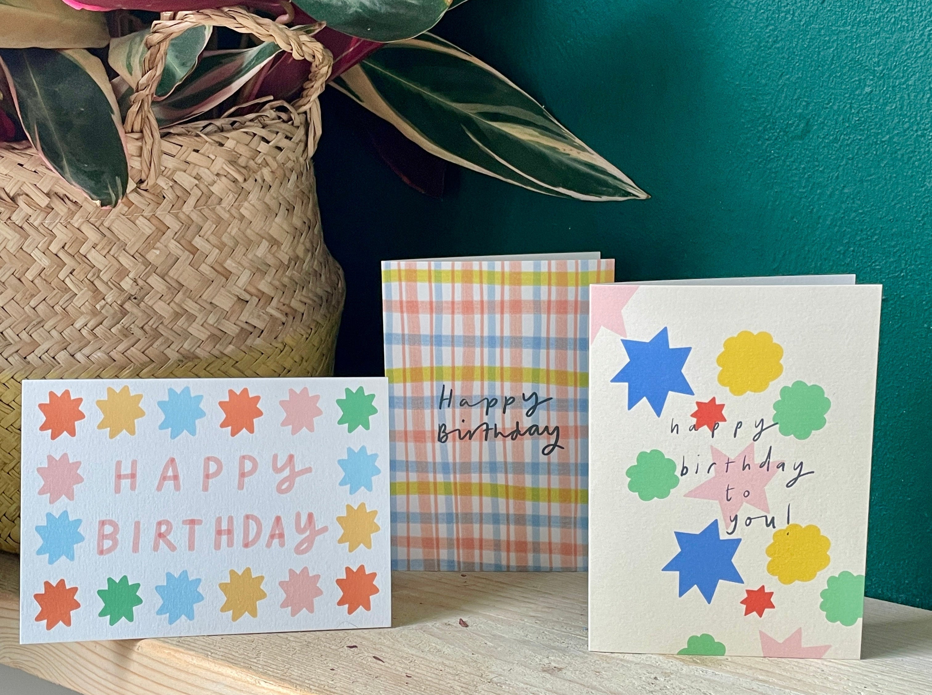 Bright & Colourful Greetings Card at Uneeka