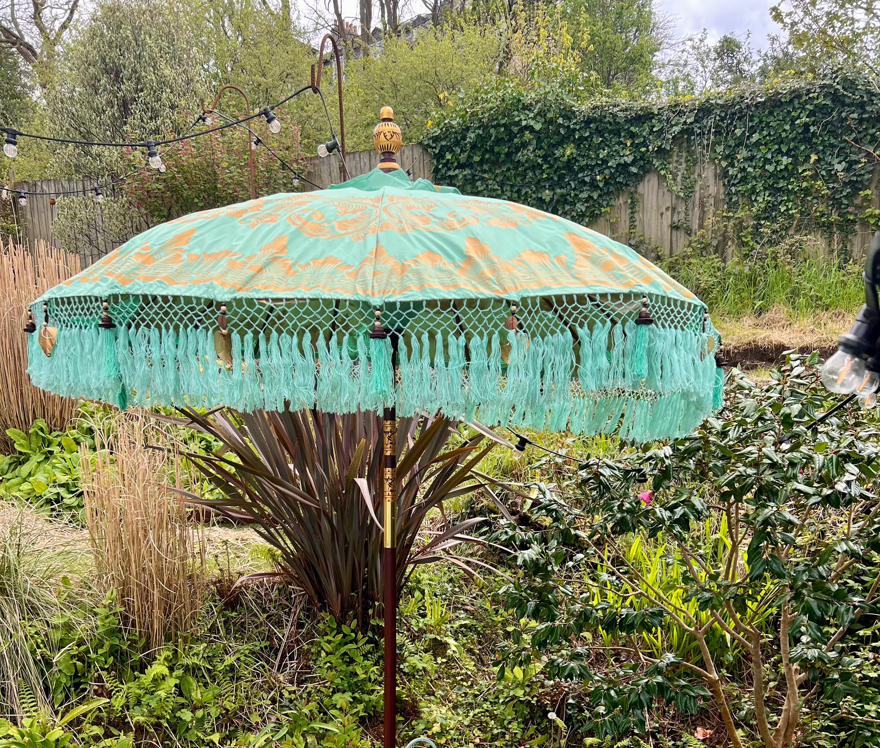 Brightly Coloured Garden Parasols-Uneeka