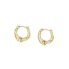 Knotted Hoop Clip Earrings - CE-4093-GD - Uneeka