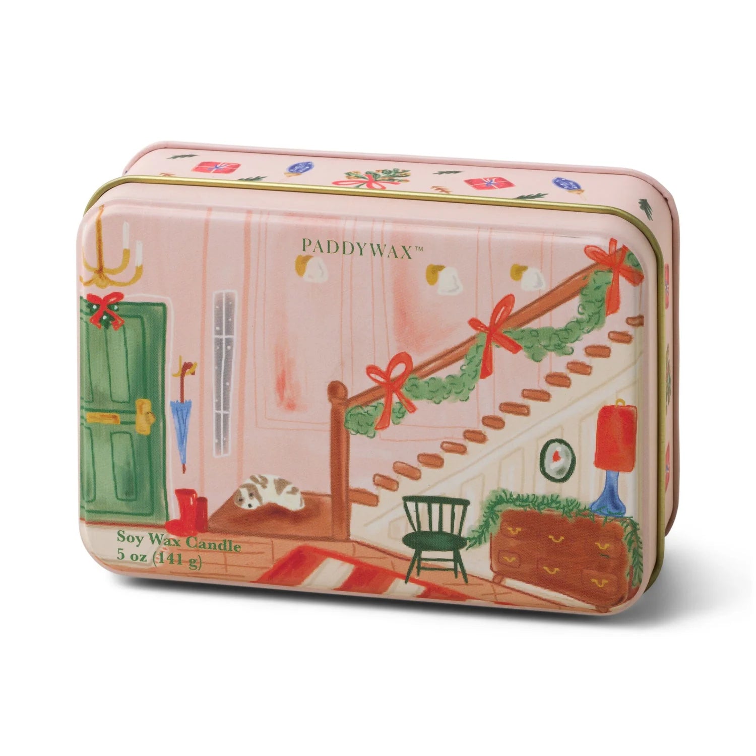 Two Wick Christmas Tin Candle Wassail - CT0502EU - Uneeka