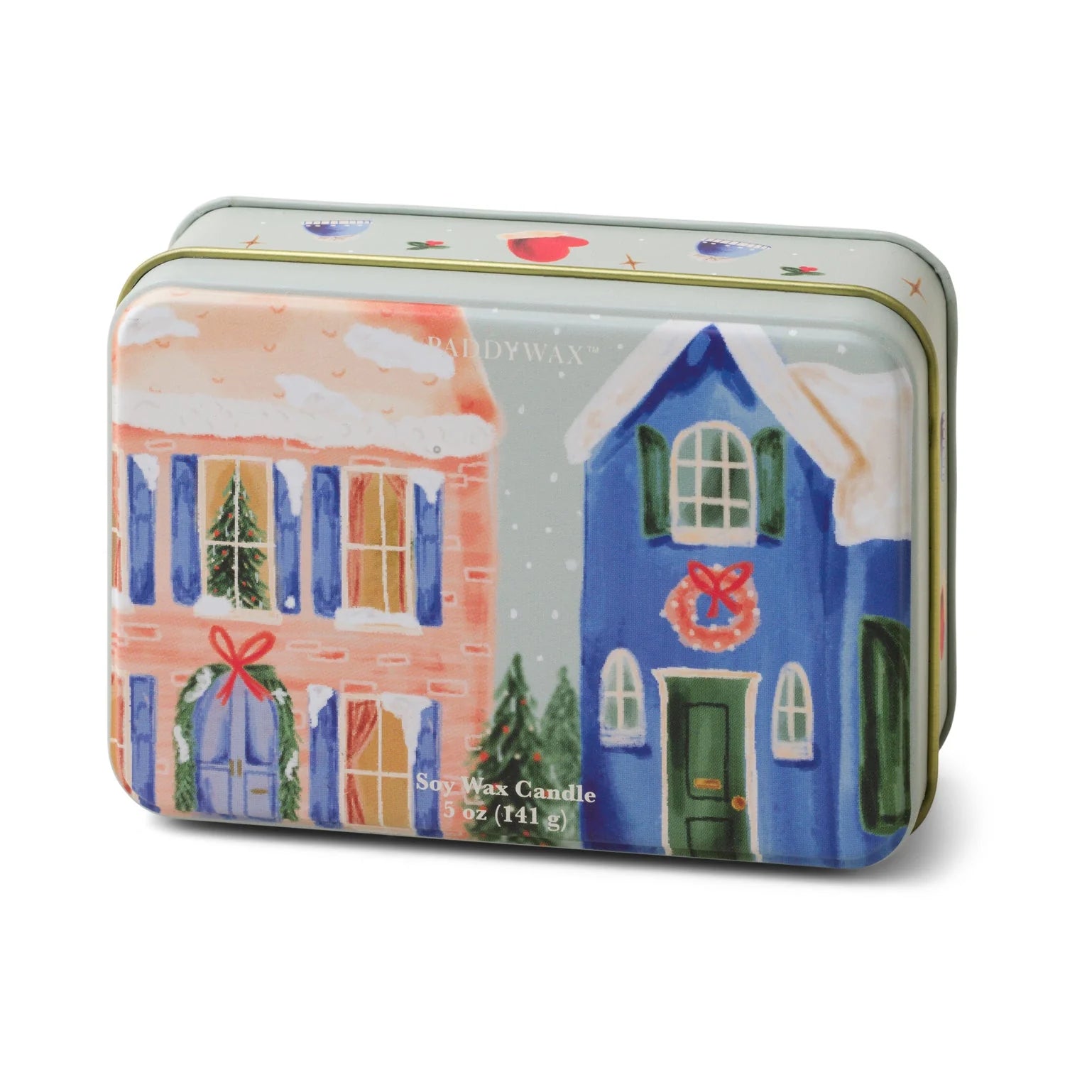 Two Wick Christmas Tin Candle Winter Balsam - CT0503EU - Uneeka