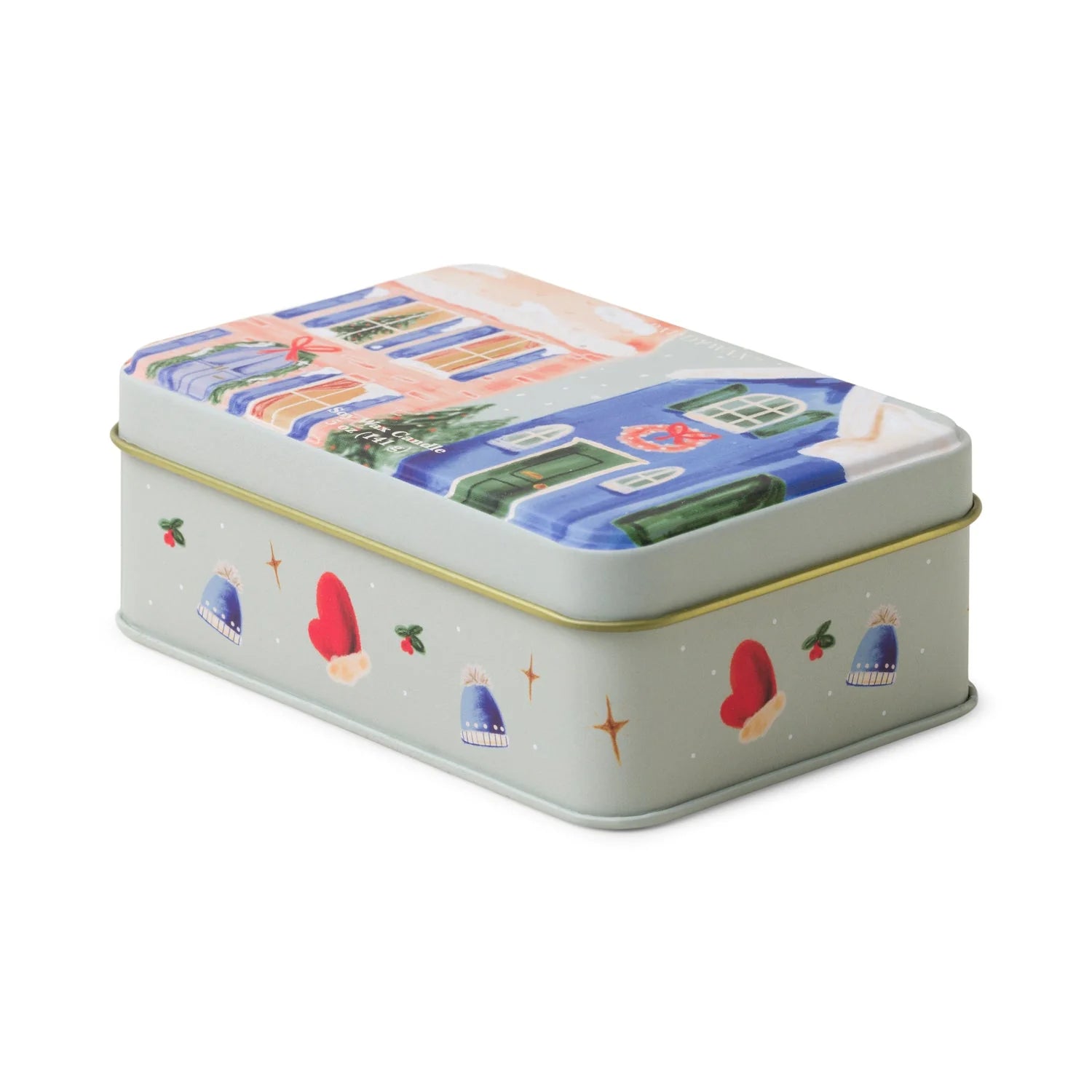 Two Wick Christmas Tin Candle Winter Balsam - CT0503EU - Uneeka