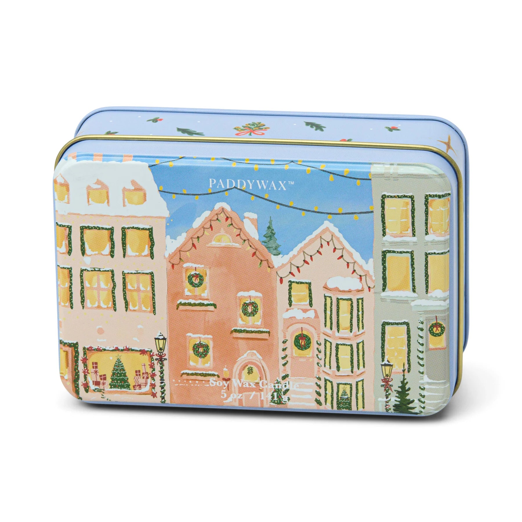 Two Wick Christmas Tin Candle Gingerbread & Vanilla - CT0516EU - Uneeka