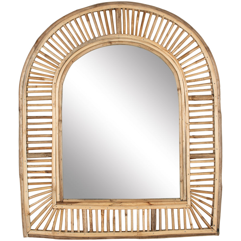 Cane Arched Wall Mirror