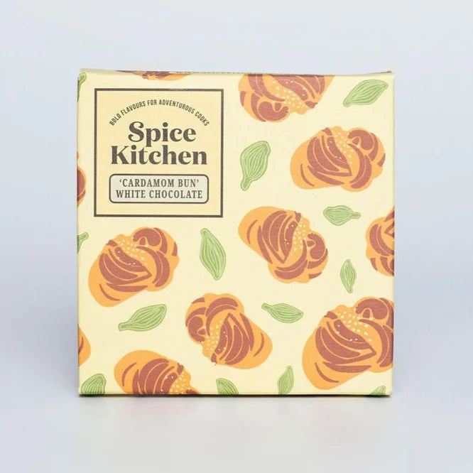 'Cardamom Bun' White Chocolate Bar - Uneeka