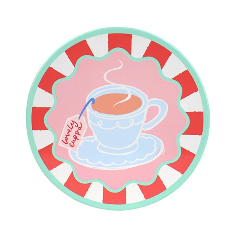 Ceramic Beverage Design Coaster - Tea - Uneeka