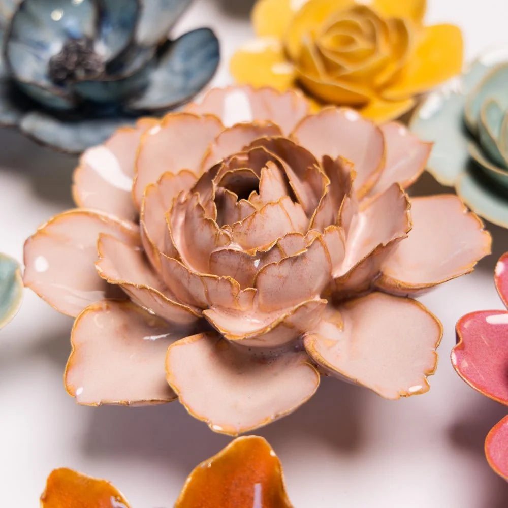 Ceramic Pink Camellia - Uneeka