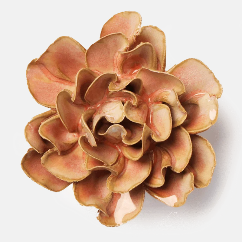 Ceramic Rose Pink Hawthorn Flower - Uneeka