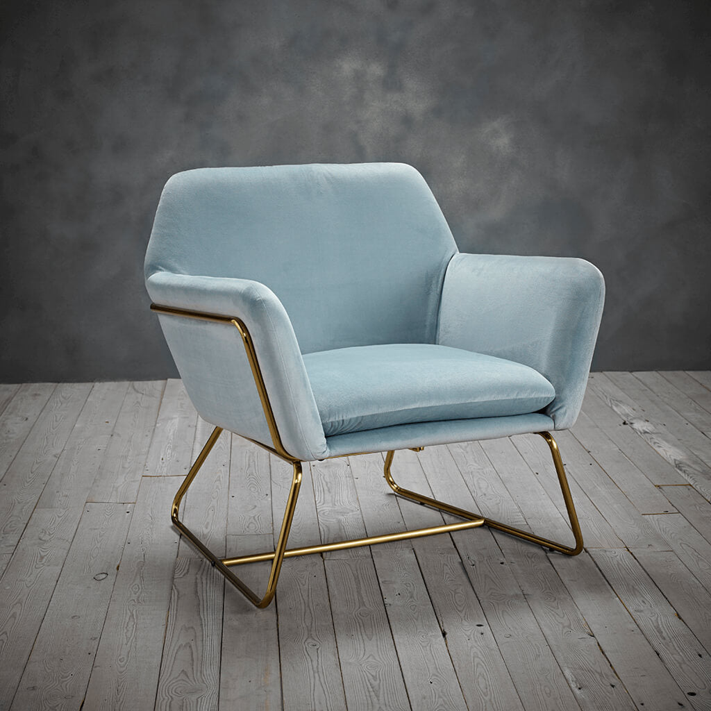 Charlie Occasional Chair Sky Blue - Uneeka