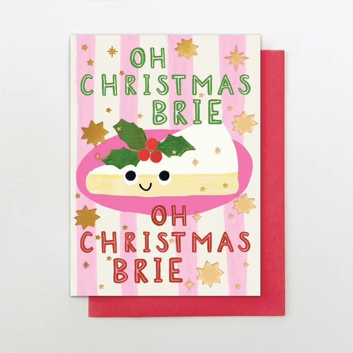 Christmas Brie Festive Card - Uneeka