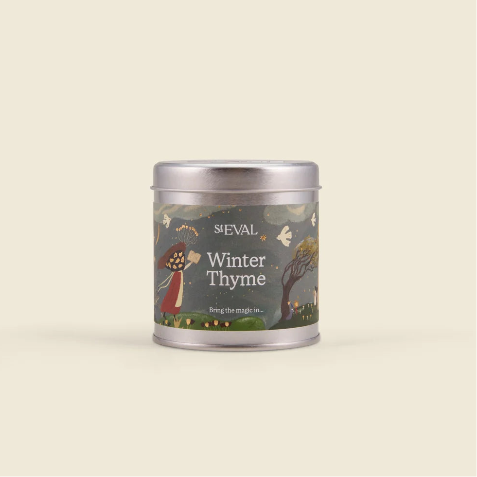 Christmas Tin Candle Winter Thyme - F01103 - Uneeka