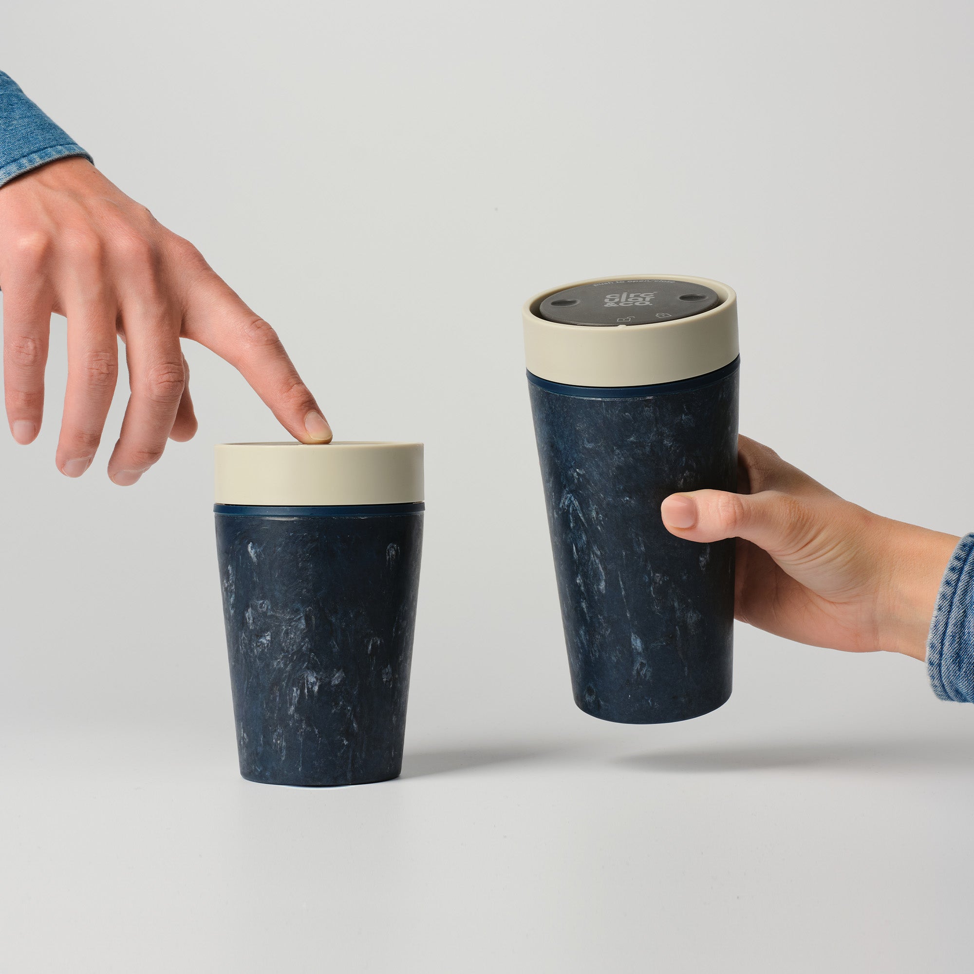 Circular & Co. Reusable Travel Cup 8oz - RFC-12oz-Ecru - Uneeka