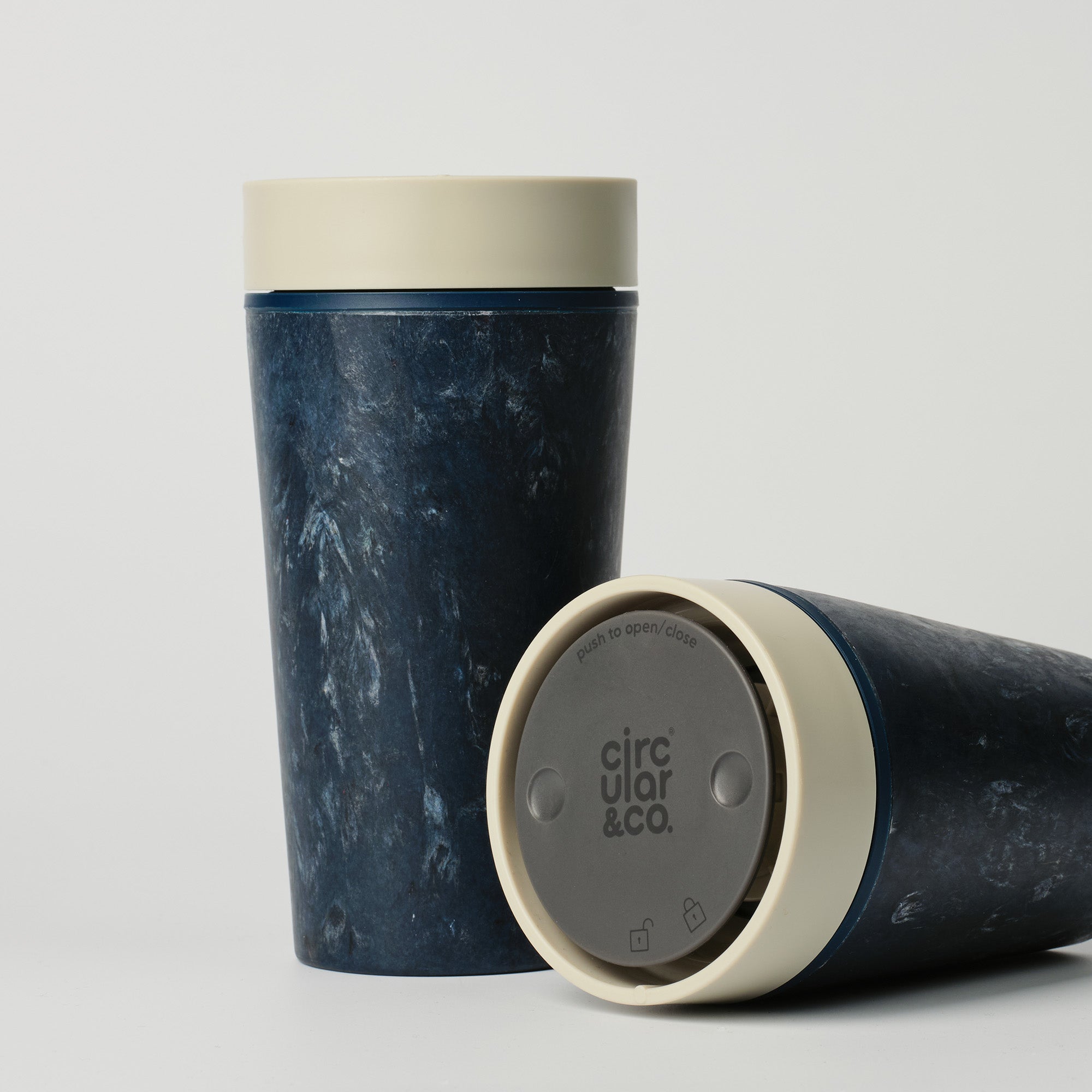 Circular & Co. Reusable Coffee Cup 12oz - RFC-12oz-Ecru - Uneeka