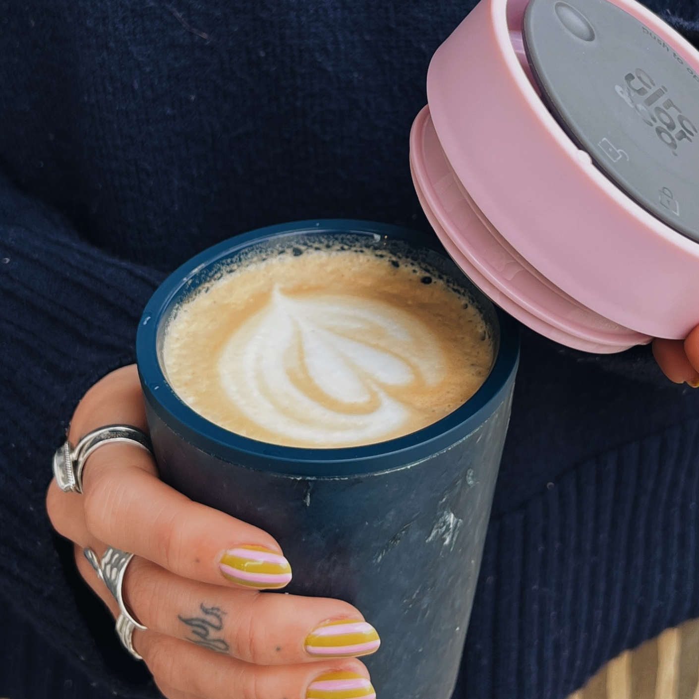 Circular & Co. Reusable Travel Cup 8oz - RFC-8oz-Du-Pink - Uneeka