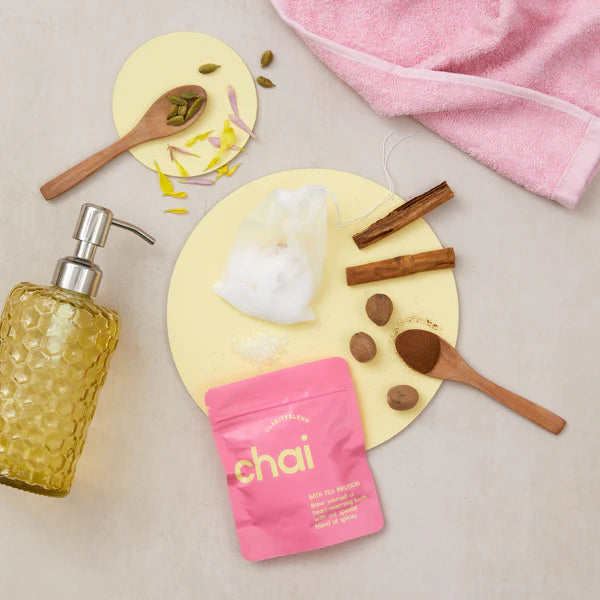 Chai Bath Tea Infusion - Chai bath tea sachet - Uneeka