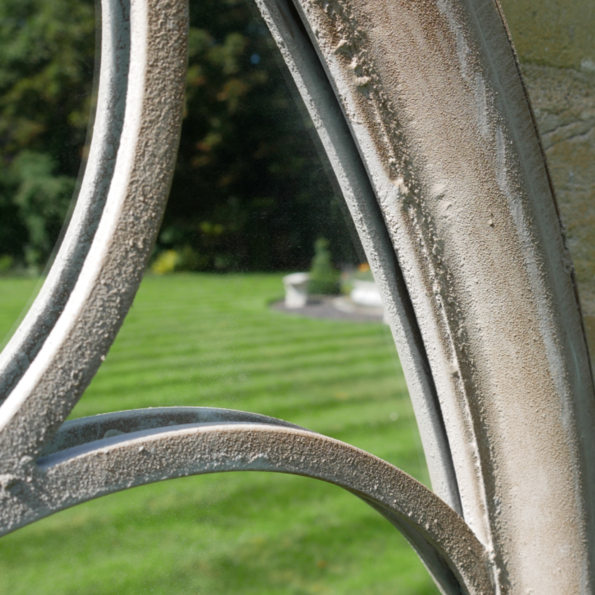 Classic Arched Metal Garden Mirror - 7540 - Uneeka