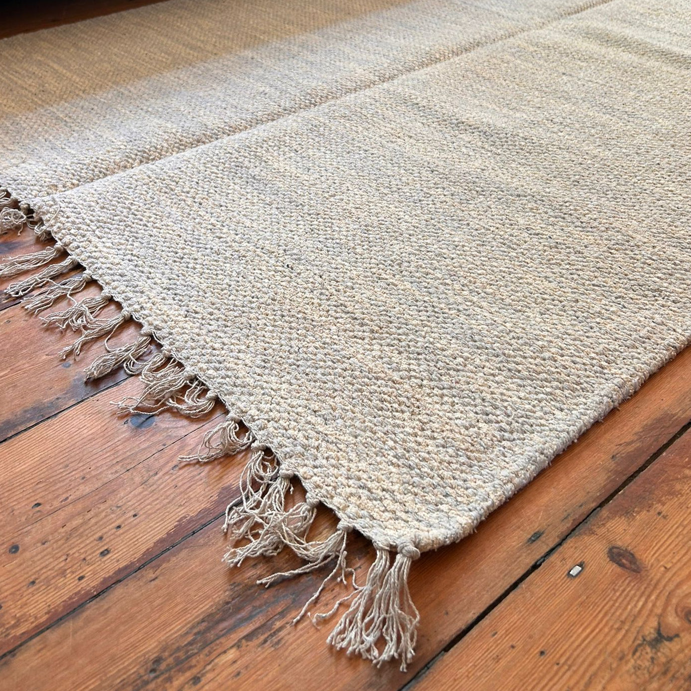 Cloud Cotton & Chenille Light Grey Rug - 2051 - Uneeka