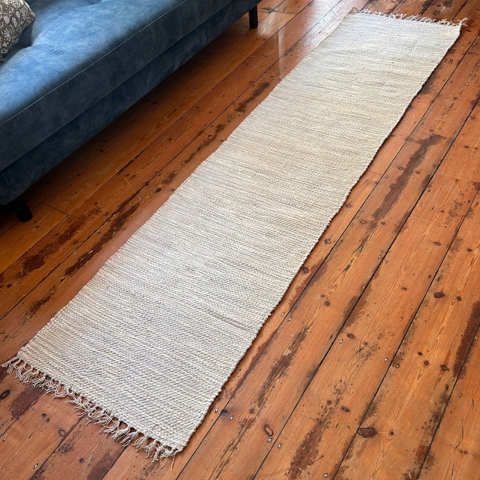 Cloud Cotton & Chenille Light Grey Rug - 2051 - Uneeka