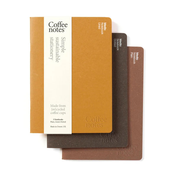 Coffee Notes Repurposed Waste A5 Beer Notebook - NB-3-B-SS-PLD-M - Uneeka