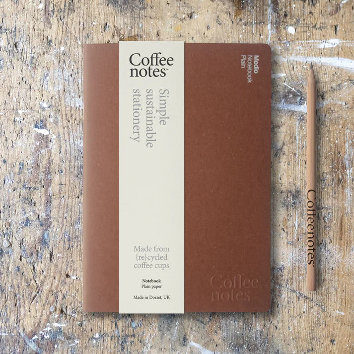Coffee Notes Repurposed Waste A5 Beer Notebook - Ale - Uneeka