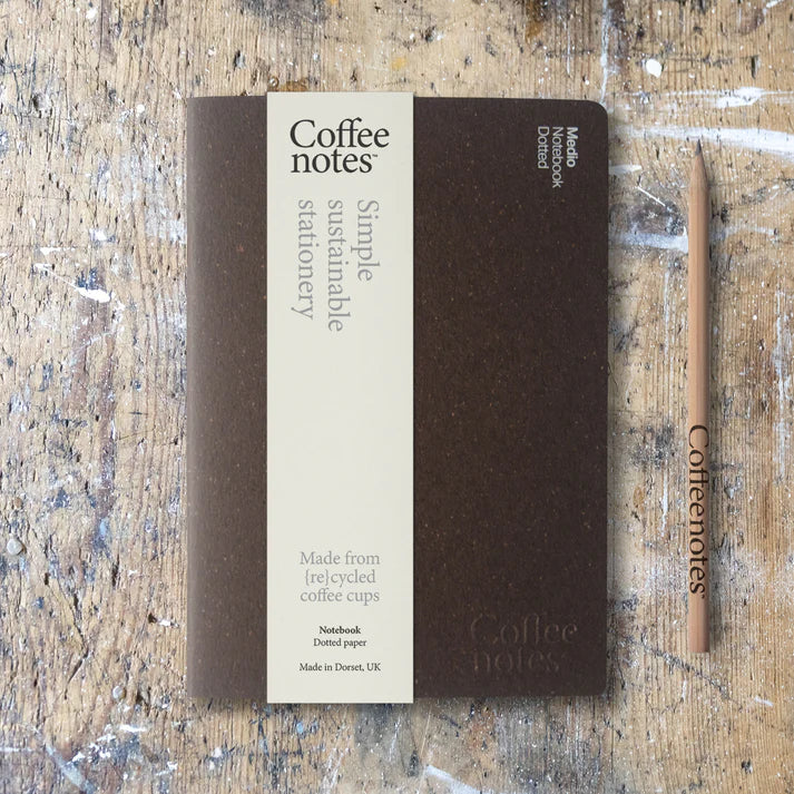 Coffee Notes Repurposed Waste A5 Beer Notebook - Bock - Uneeka