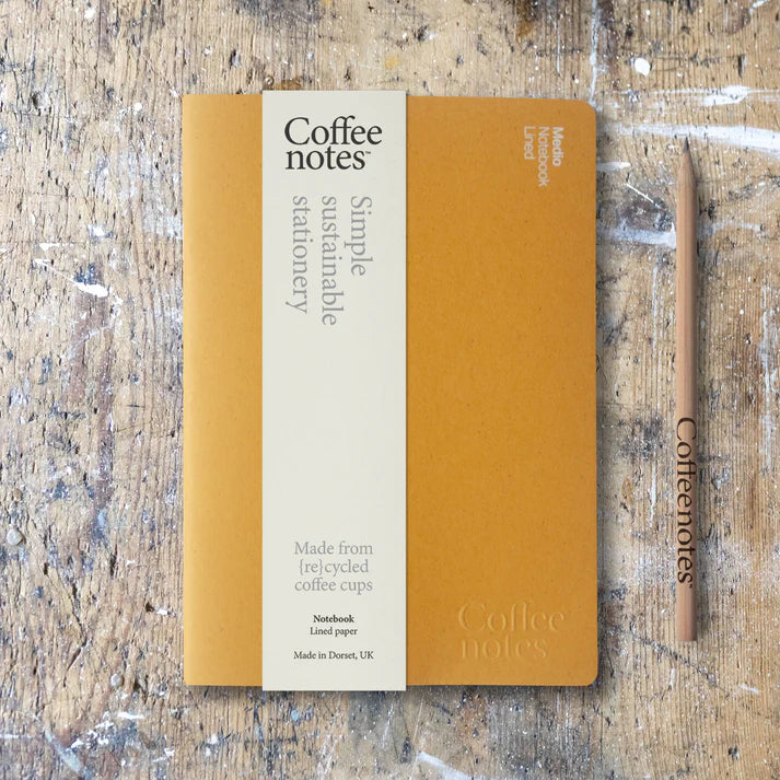 Coffee Notes Repurposed Waste A5 Beer Notebook - Pils - Uneeka